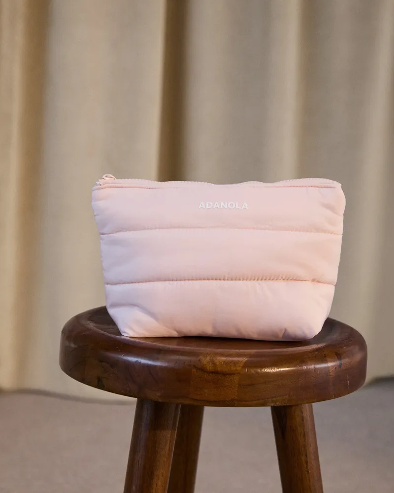 Adanola Puffer Pouch - Light Pink
