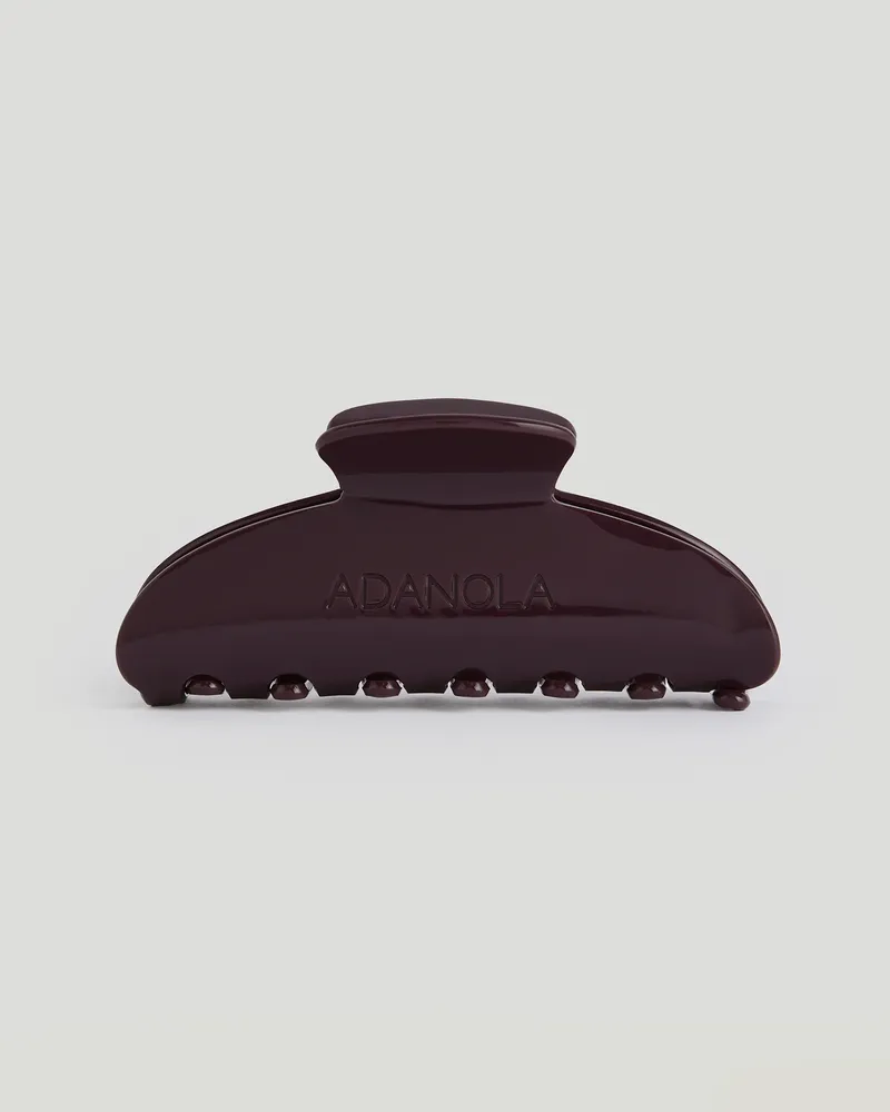 Adanola Large Claw Clip - Dark Cherry