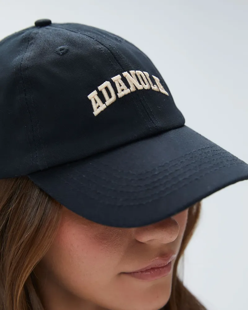 Adanola Varsity Cap -  Black/Nude