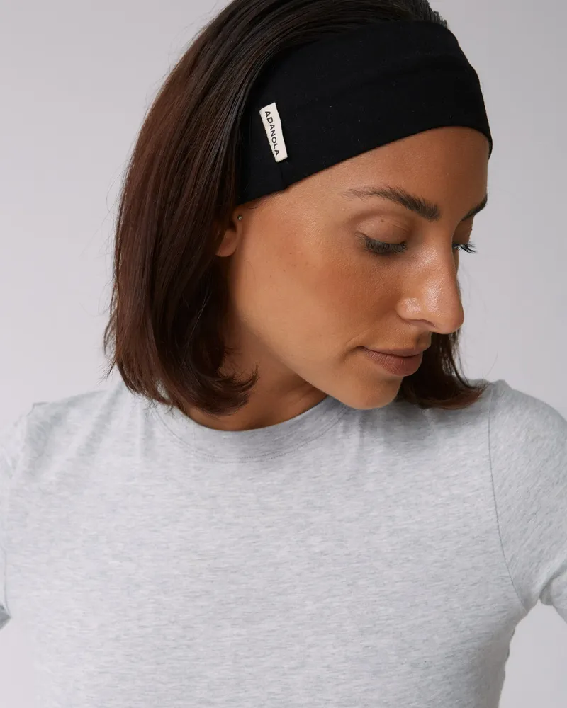Adanola Jersey Headband - Black