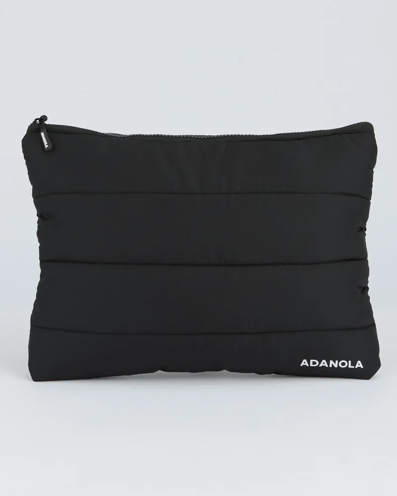 Adanola Puffer Laptop Cover - Black