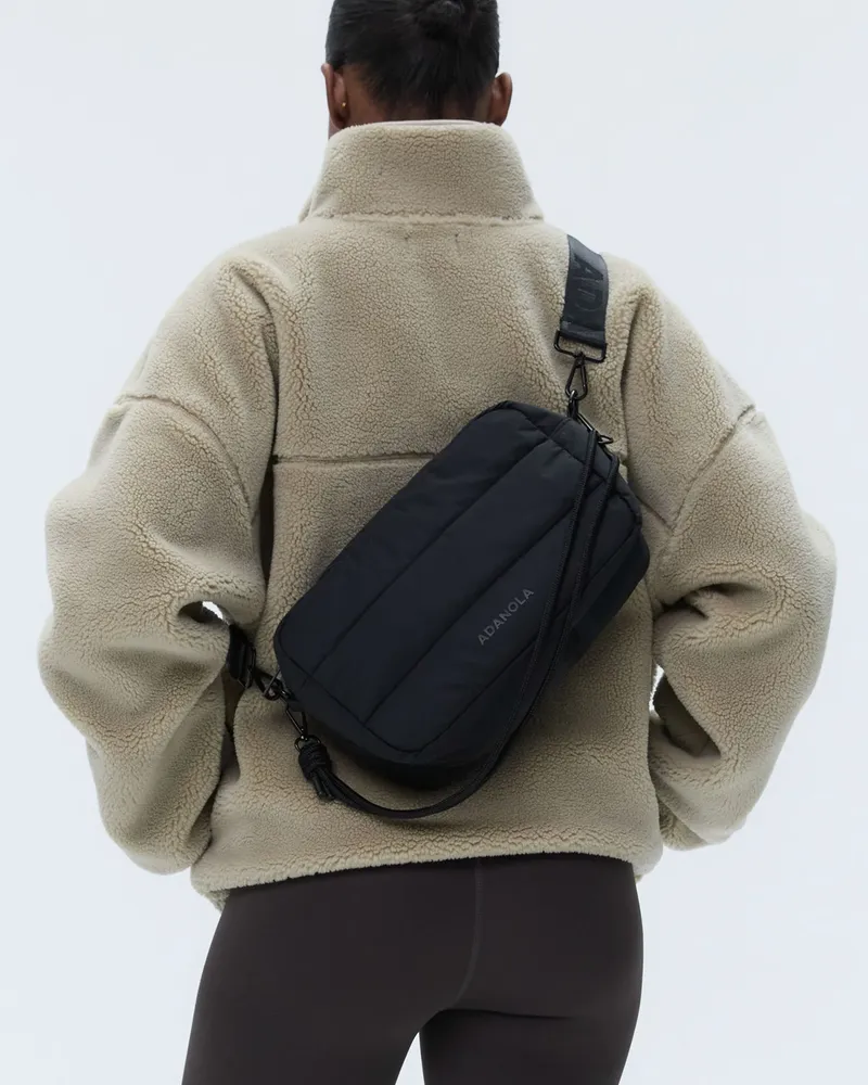 Adanola Branded Multi-Strap Bag - Black