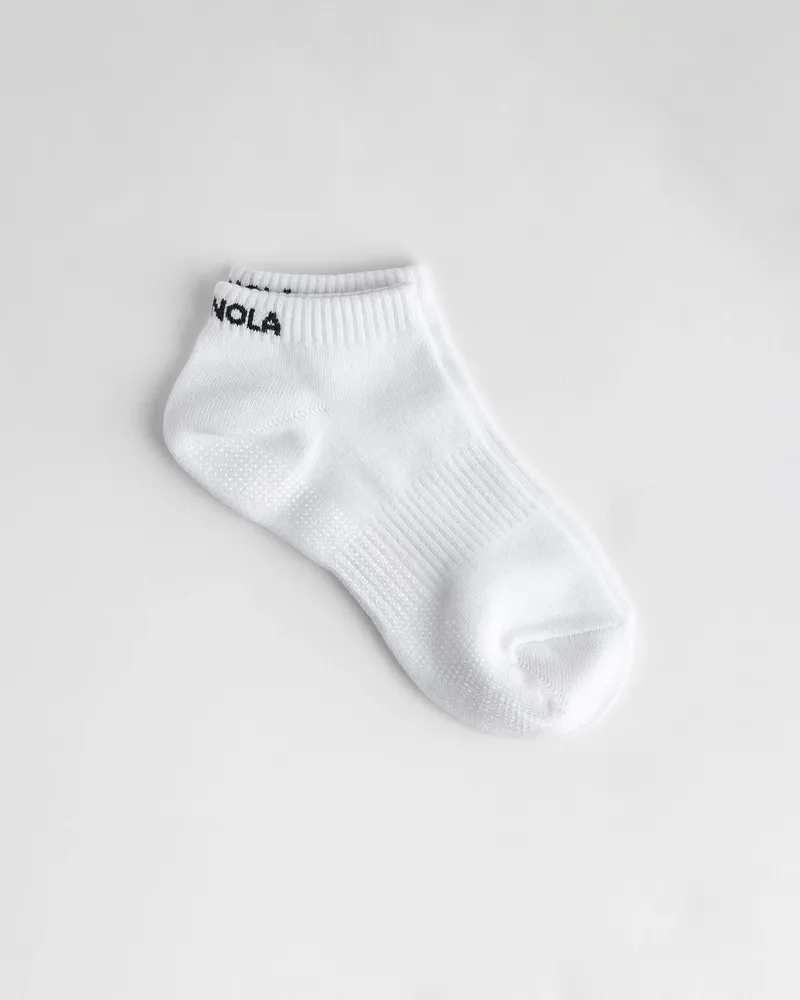 Adanola Pilates Grip Socks - White