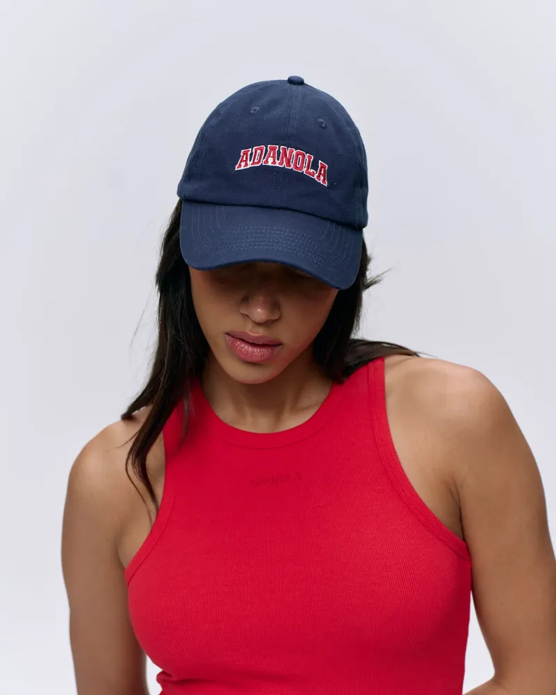 Adanola Varsity Cap  - Navy Blue/Red