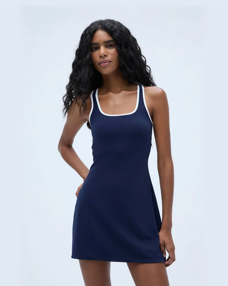 Adanola Ultimate Binding Detail Dress - Navy