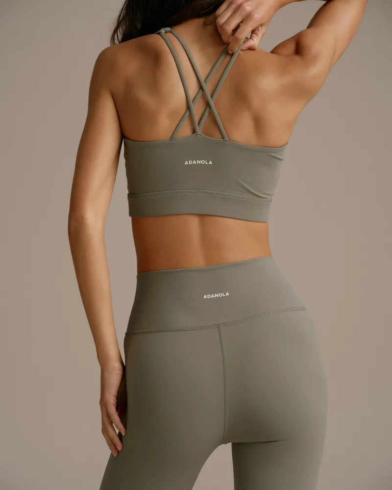 Adanola Ultimate Cross Back Bra - Olive Green