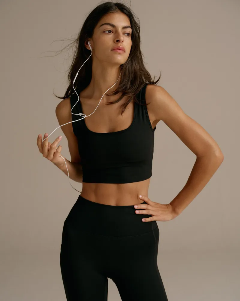 Adanola Ultimate Square Neck Bra - Black