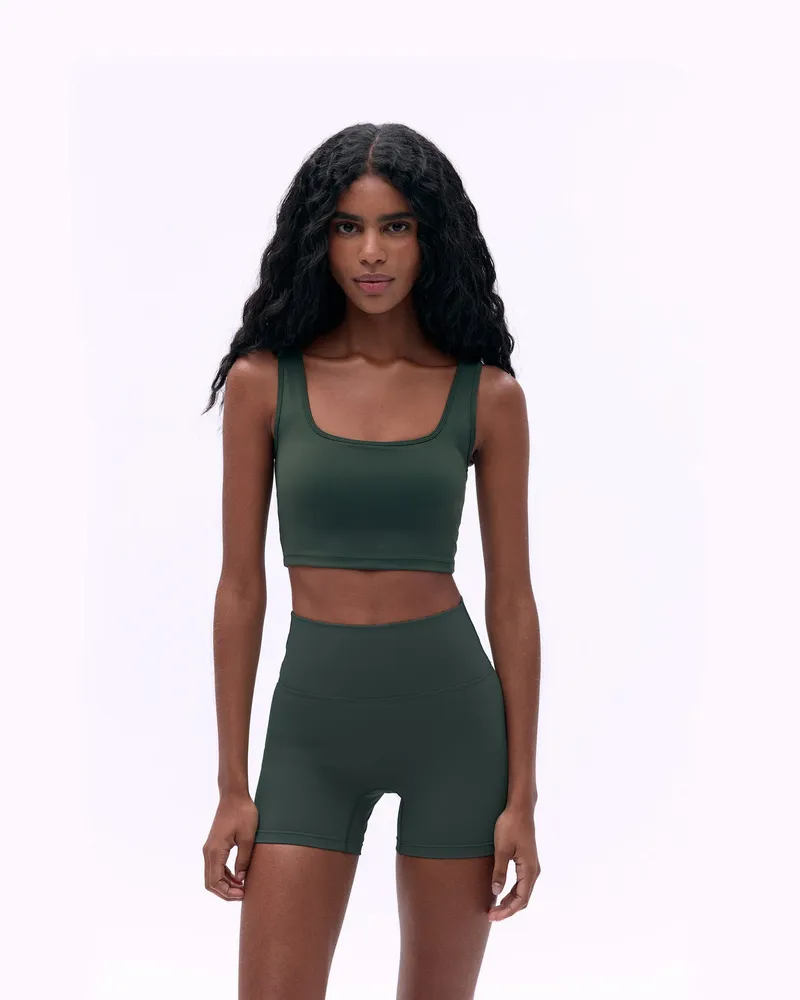 Adanola Ultimate Square Neck Bra - Dark Olive