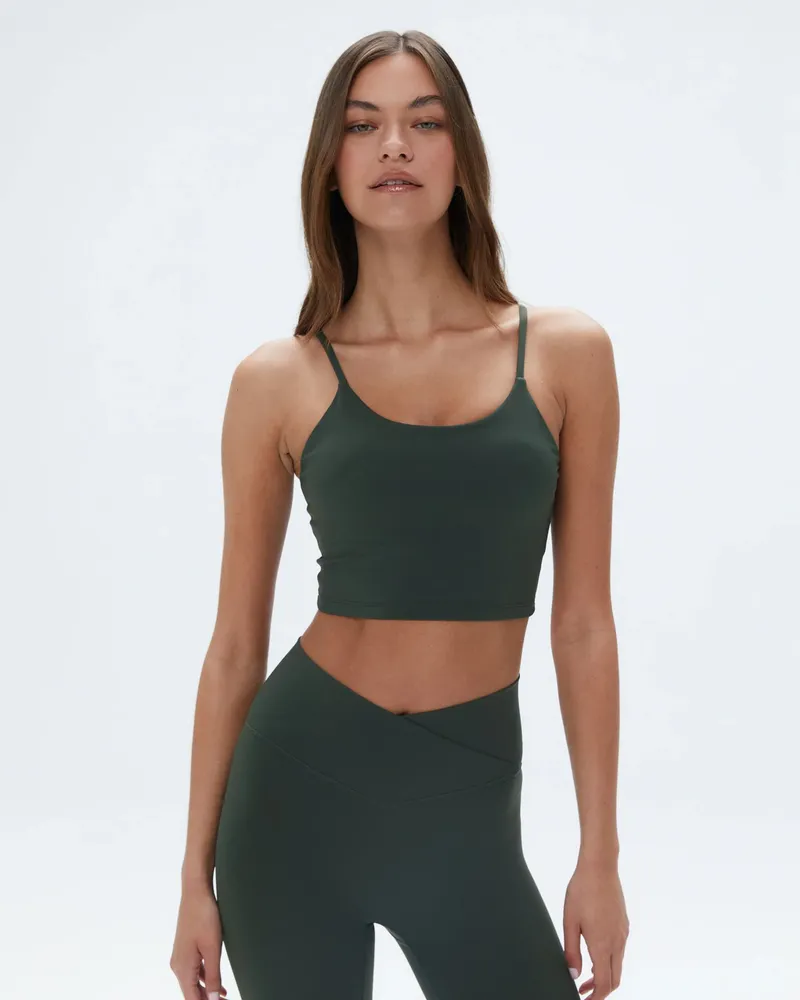 Adanola Ultimate Tank Bra - Dark Olive