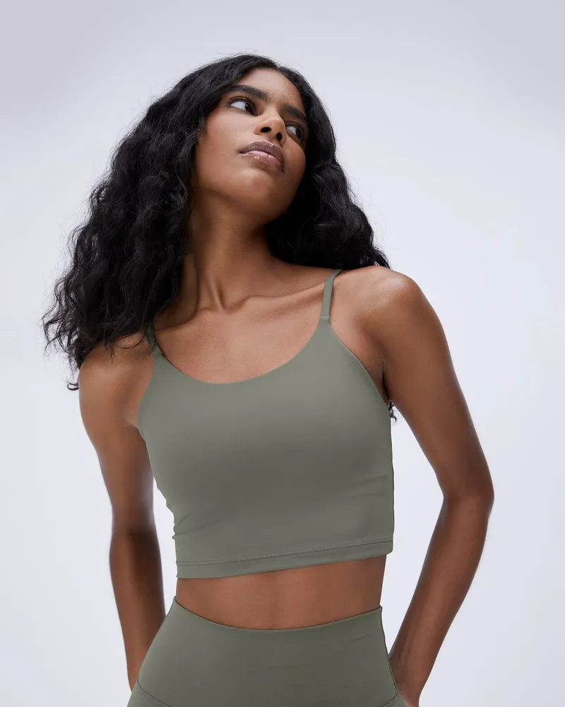 Adanola Ultimate Tank Bra - Olive Green