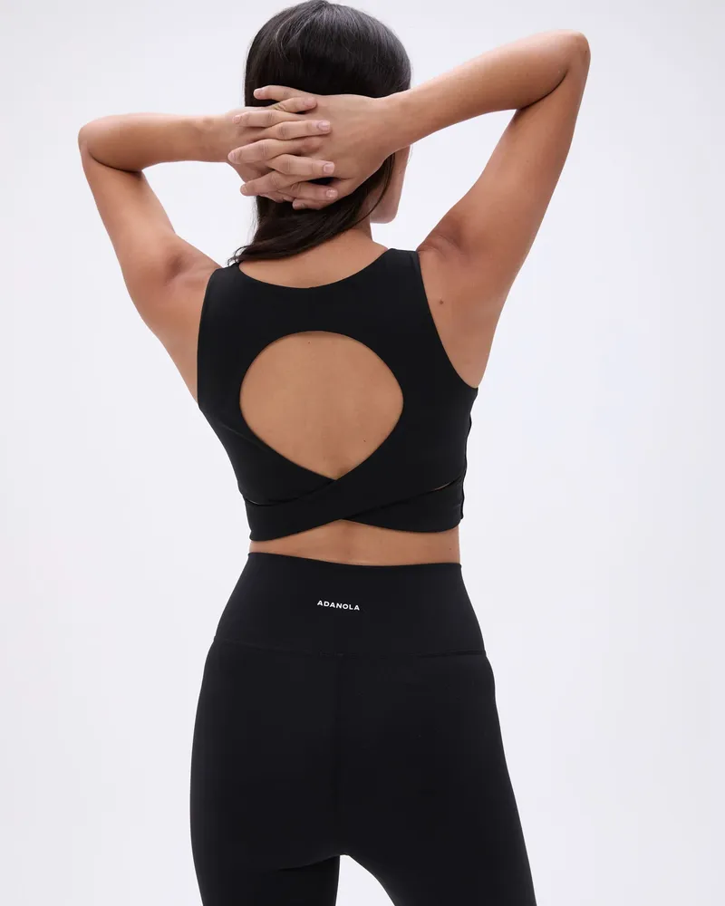 Adanola Ultimate Open Back Bra - Black