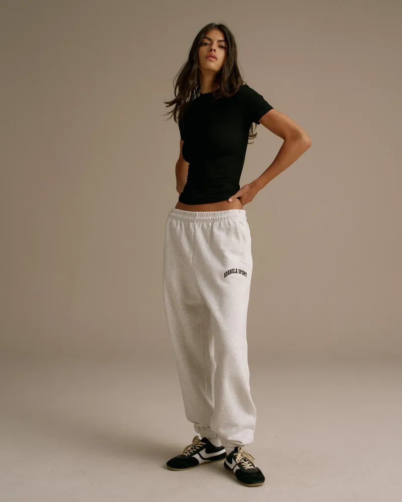 Adanola AS Sweatpants - Light Grey Melange