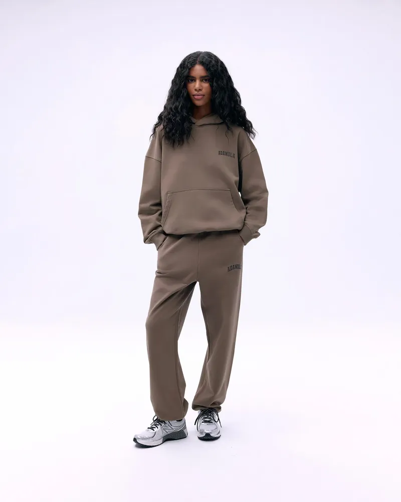 Adanola Varsity Sweatpants - Cocoa Brown