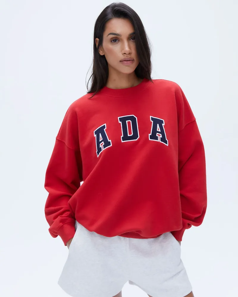 Adanola ADA Oversized Sweatshirt - Classic Red
