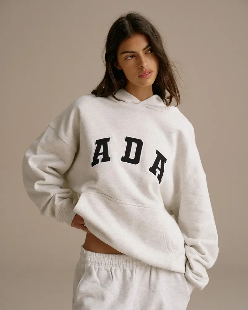 Adanola ADA Oversized Hoodie - Light Grey Melange