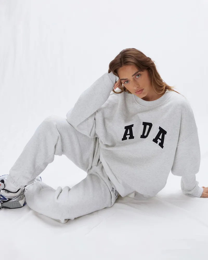 Adanola ADA Oversized Sweatshirt - Light Grey Melange