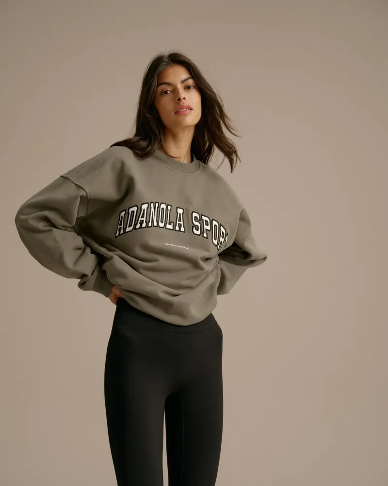 Adanola AS Oversized Sweatshirt - Olive Green