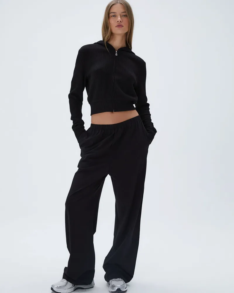 Adanola Modal Cotton Pants - Black