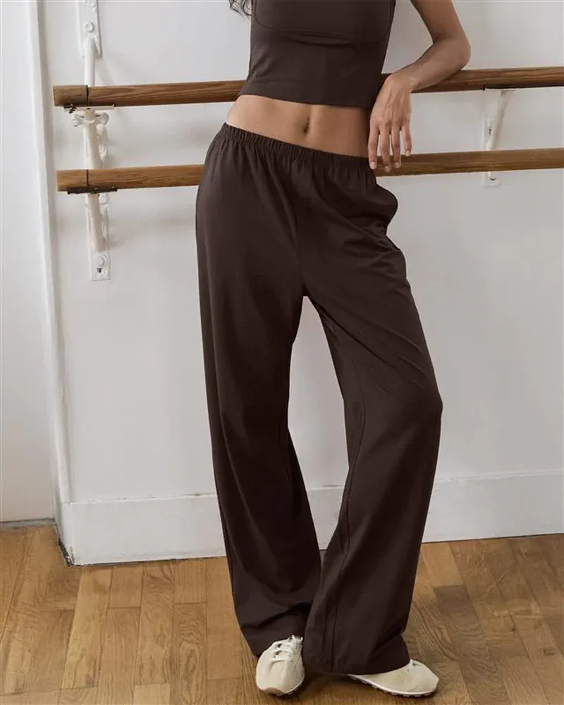 Adanola Modal Cotton Pants - Chocolate Brown